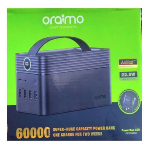 Brand New Oraimo PowerBox 600 60000mAh 22.5W Power Bank