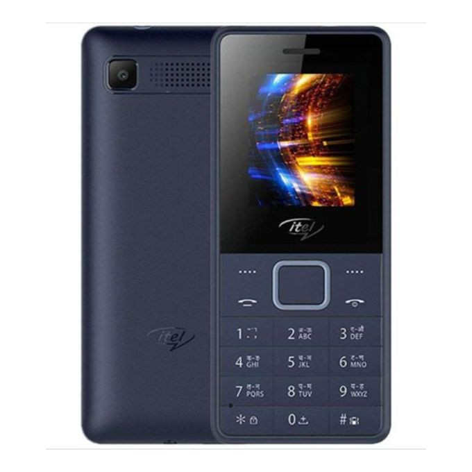 Brand New  Itel2160 Wireless FM, Torchlight, Dual Sim - Dark Blue
