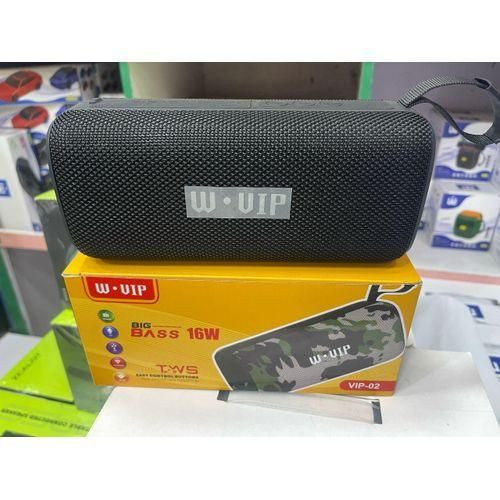 W VIP 02 Big Bass Wireless Bluetooth Speakers For Both Android And IOS