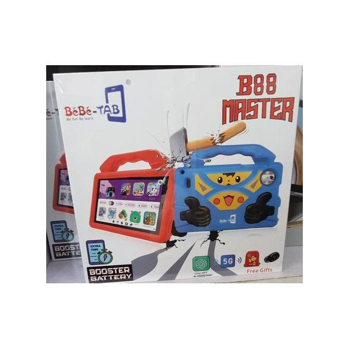Brand New BEBE TAB B88 Master Educational Tablet 6GB 256GB Dual SIM Tablet For Kids