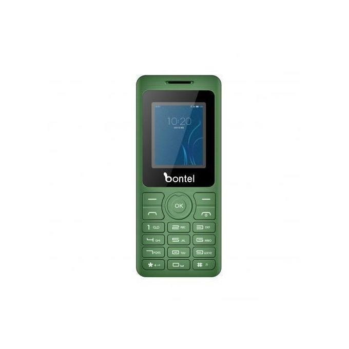 Brand New Bontel 206-1.77"Inch -32MB RAM+32MB ROM-Dual SIM- FM-MagicVoice-1000mAh-GREEN