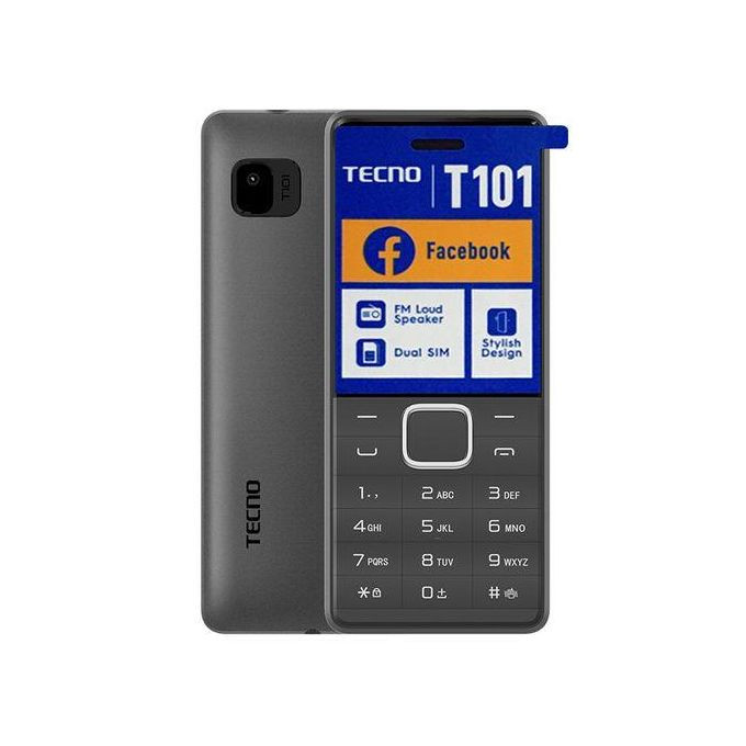 Brand New Tecno T101 DualSim, Stylish Design, Torchlight, Fm