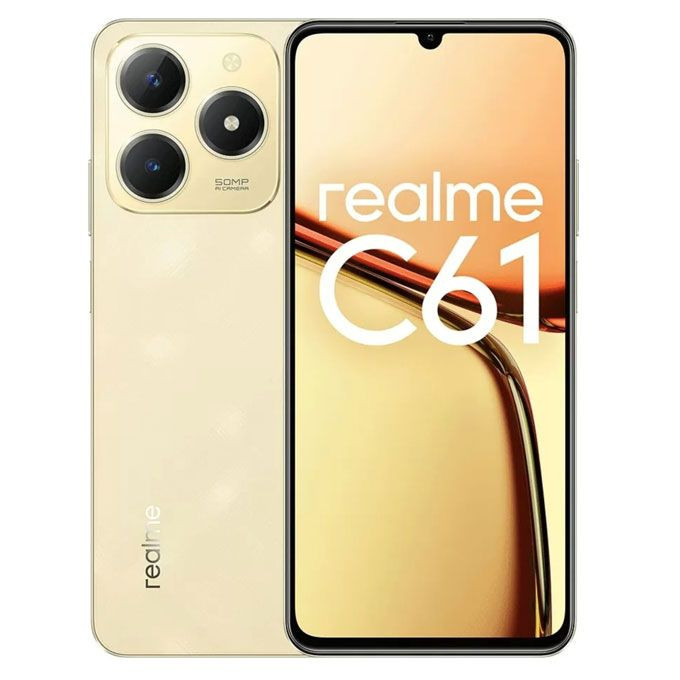 Brand New Realme C61 Dual SIM 8GB RAM 256GB 4G Gold