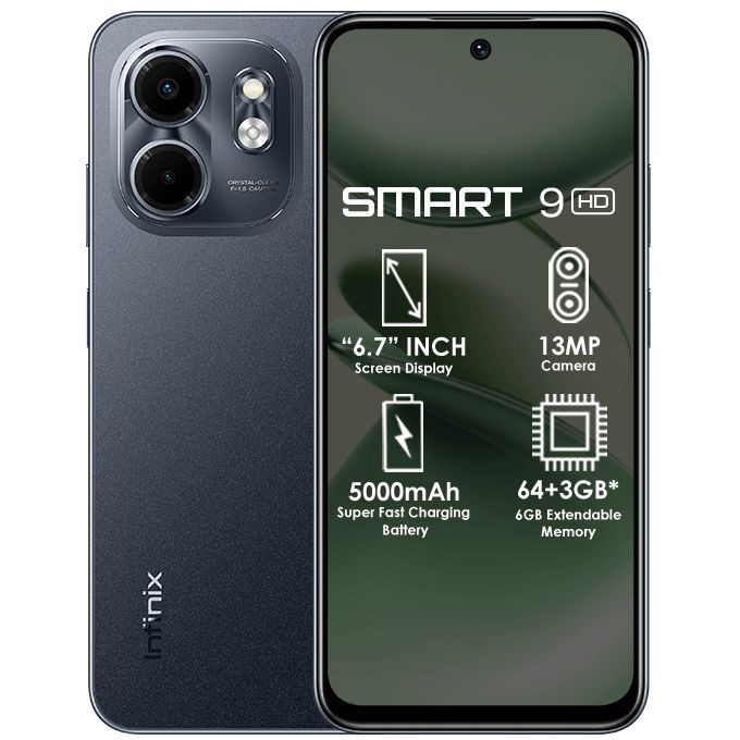 Brand New Infinix Smart 9HD 6.7" 3GB RAM/64GB ROM Android