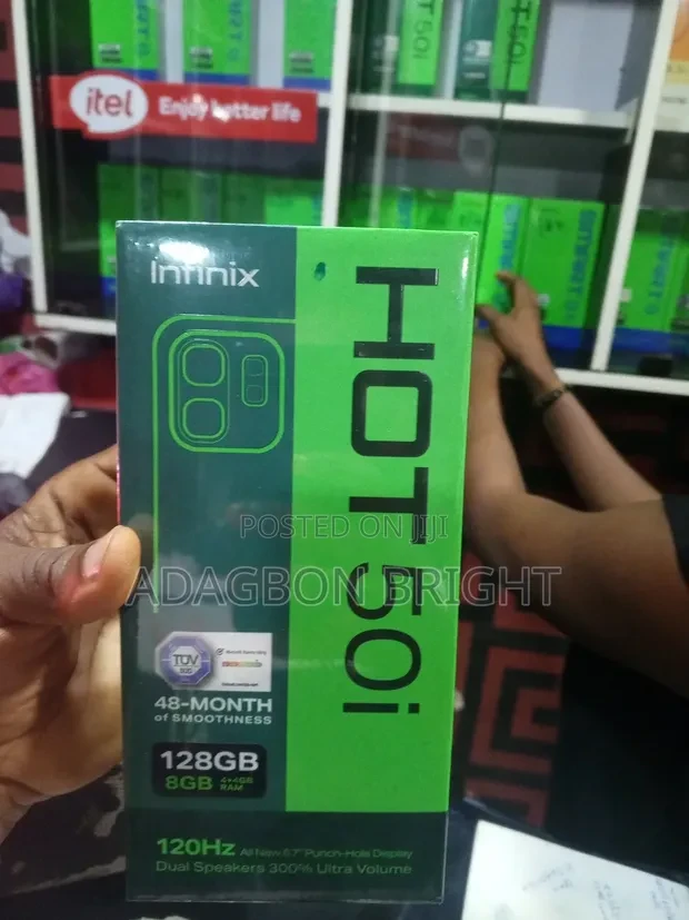 New Infinix Hot 50pro+ 128gb