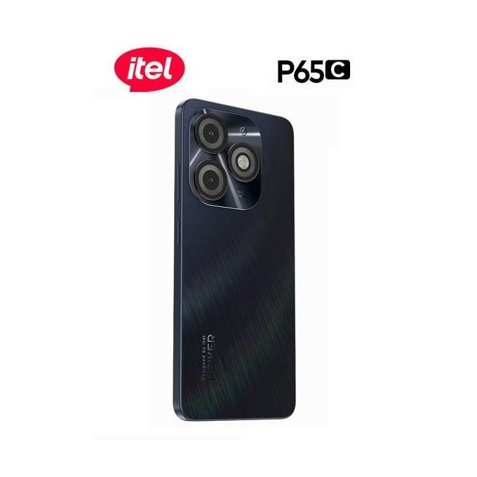 Brand New itel P65C 6.6" 128GB ROM + 4GB RAM, 13MP + 8MP, 5000mAh, Android 14