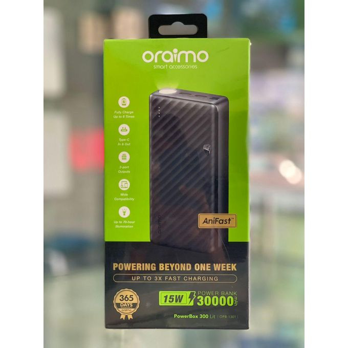 Brand New Oraimo 30000mah Superior Quality Ultra Fast Charging Power Bank