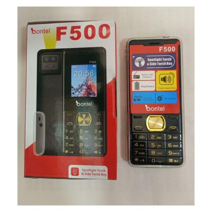 Brand New Bontel F500, Plus,Big Torch Light, 1,000 MAh Battery - Black