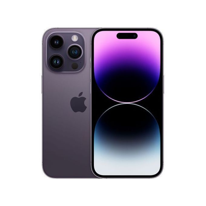 New (Open Box) Apple IPhone 14 Pro 6.1" (256GB ROM + 6GB RAM) Nano Sim - Purple