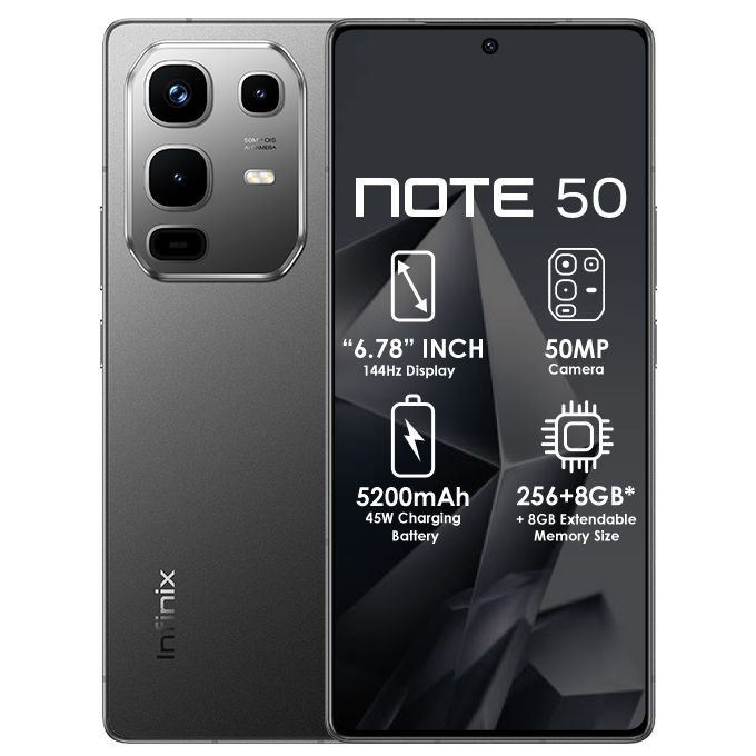 Brand New Infinix Note 50 6.78" 8GB RAM/ 256GB ROM Android 14