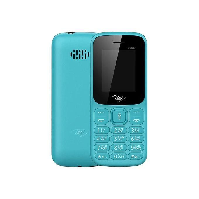 Brand New itel 2165 Wireless FM, Torchlight, 1000mAh Dual SIM - Blue