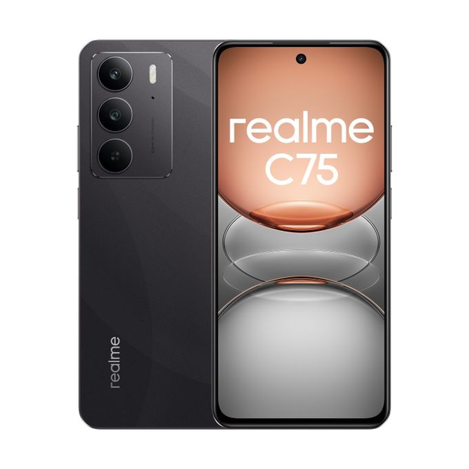Brand New  Realme C75 Dual SIM Storm Black 8GB 128GB 4G
