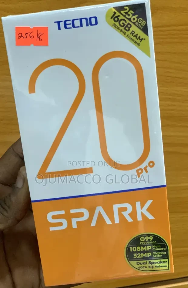 New Tecno Spark 20 256gb