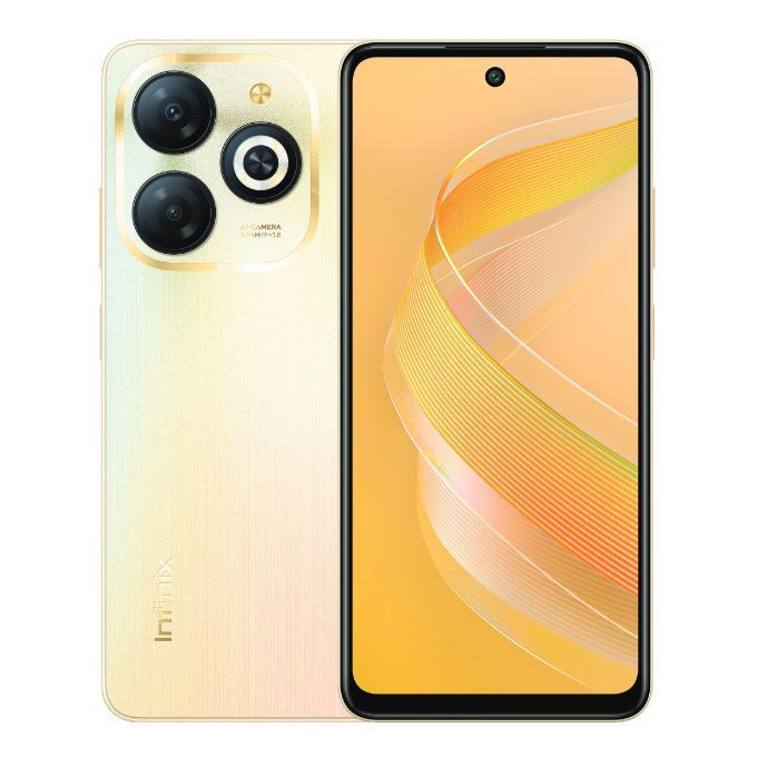 Brand New Infinix Smart 8 - 6.6" (4GB RAM/64 ROM) 4G Dual SIM, 5000mAh - Gold