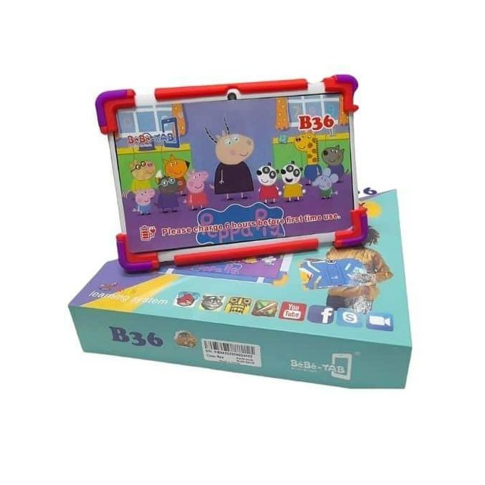 Brand New Bebe Tab B36 64 GB7'' Inch Display Kids Learning And Games Tablet- Multicolor